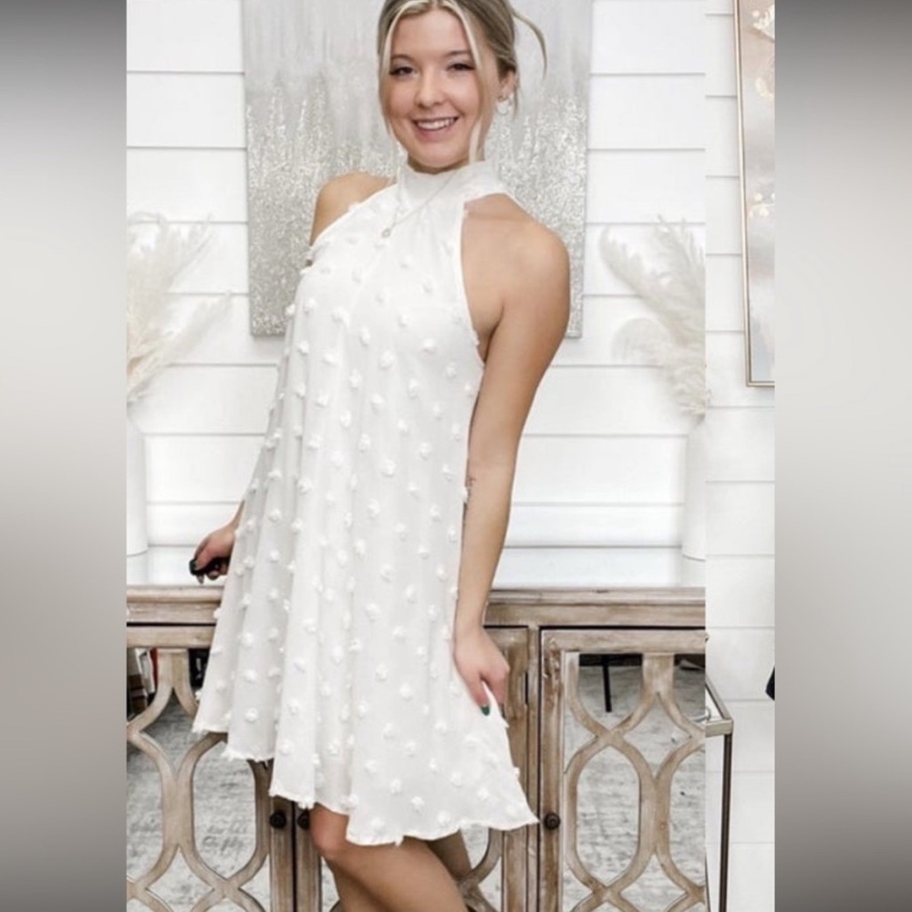 Bridal Swiss Dot Dress